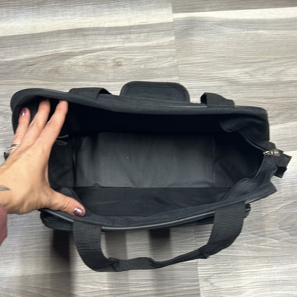 🧡💙 Black  small carry on bag / travel bag / electronics bag - Picture 2 of 9